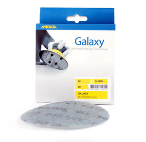 MIRKA GALAXY SANDING DISCS - 125MM/6" - 10 PACK - CEMHER